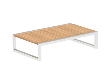 NINIX - Rectangular low teak garden side table by Royal Botania - view 2